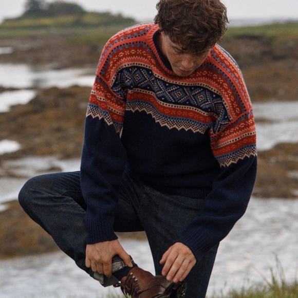 BUFFALO zip up cadigan. FAIRISLE - Picture 6 of 7